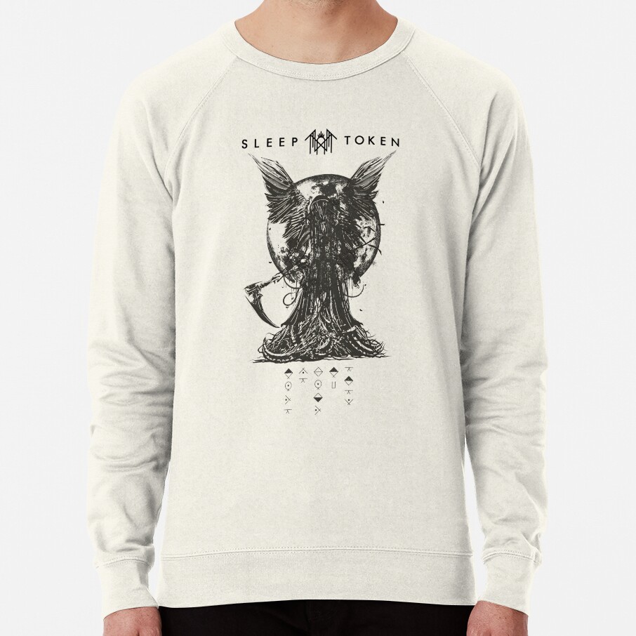 ssrcolightweight sweatshirtmensoatmeal heatherfrontsquare productx1000 bgf8f8f8 20 - Sleep Token Shop