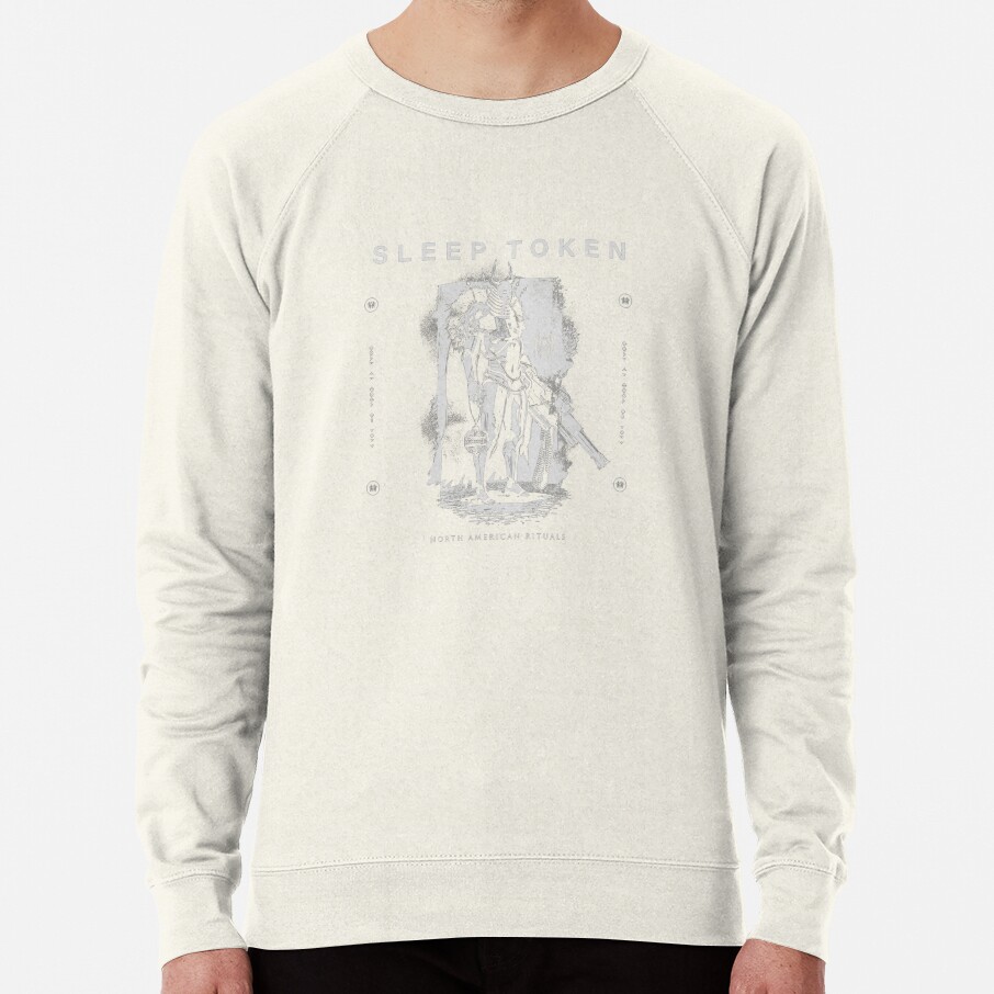ssrcolightweight sweatshirtmensoatmeal heatherfrontsquare productx1000 bgf8f8f8 4 - Sleep Token Shop