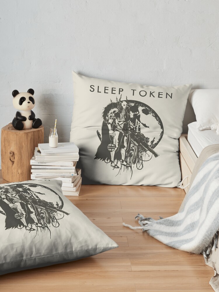Holding The Mg Throw Pillow Official Sleep Token Merch