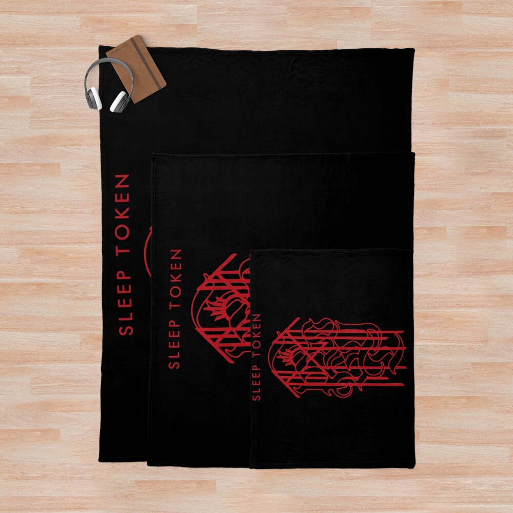 The Red Full Long Throw Blanket Official Sleep Token Merch