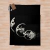 Under The Full Moon Throw Blanket Official Sleep Token Merch