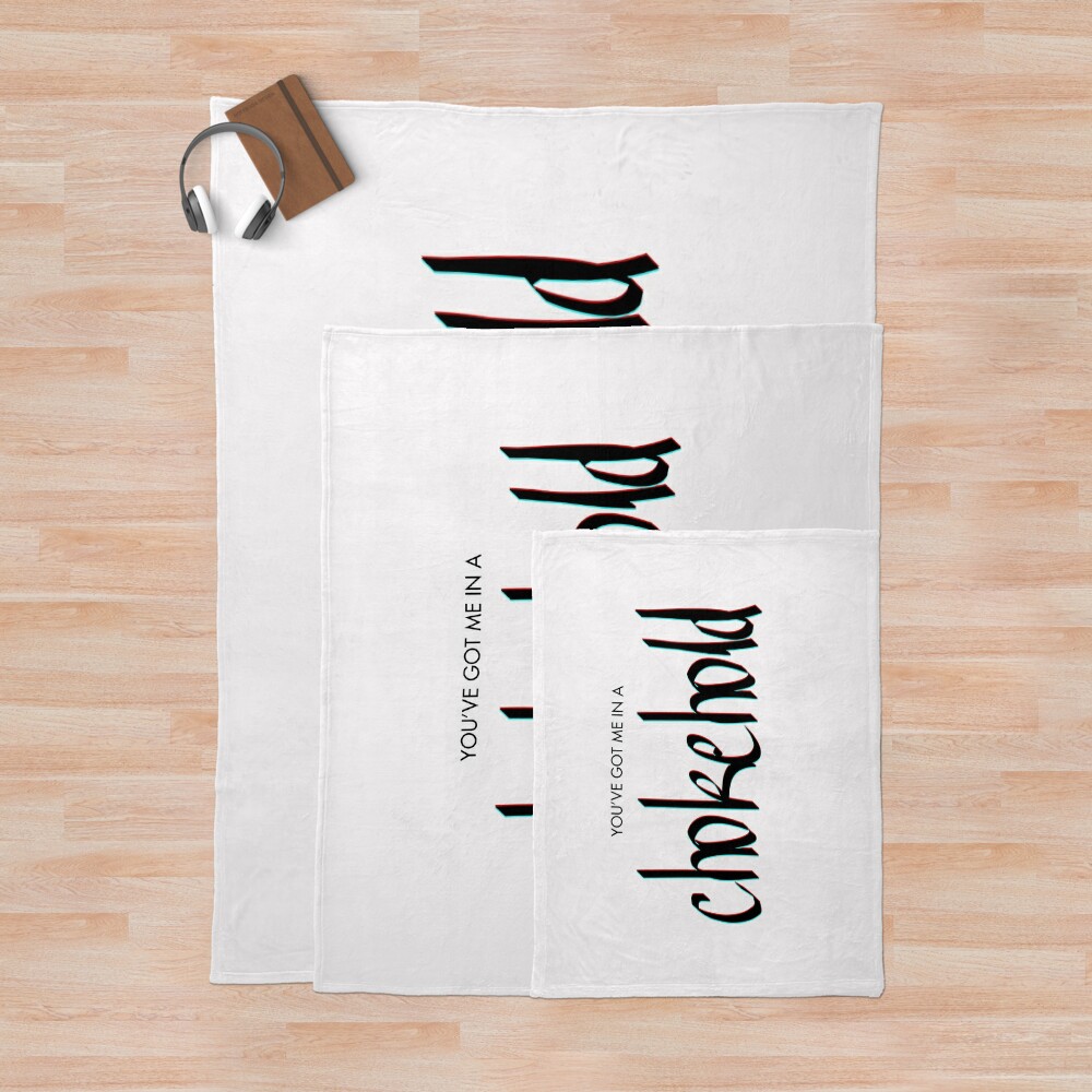 You'Ve Got Me In A Chokehold - Sleep Token Fan Inspired Throw Blanket Official Sleep Token Merch
