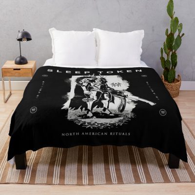 Happy Sleep To Eden Throw Blanket Official Sleep Token Merch