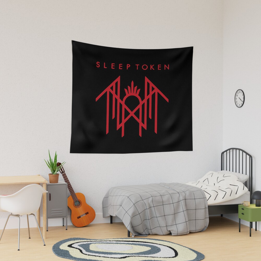 The Old Red Symbol Tapestry Official Sleep Token Merch